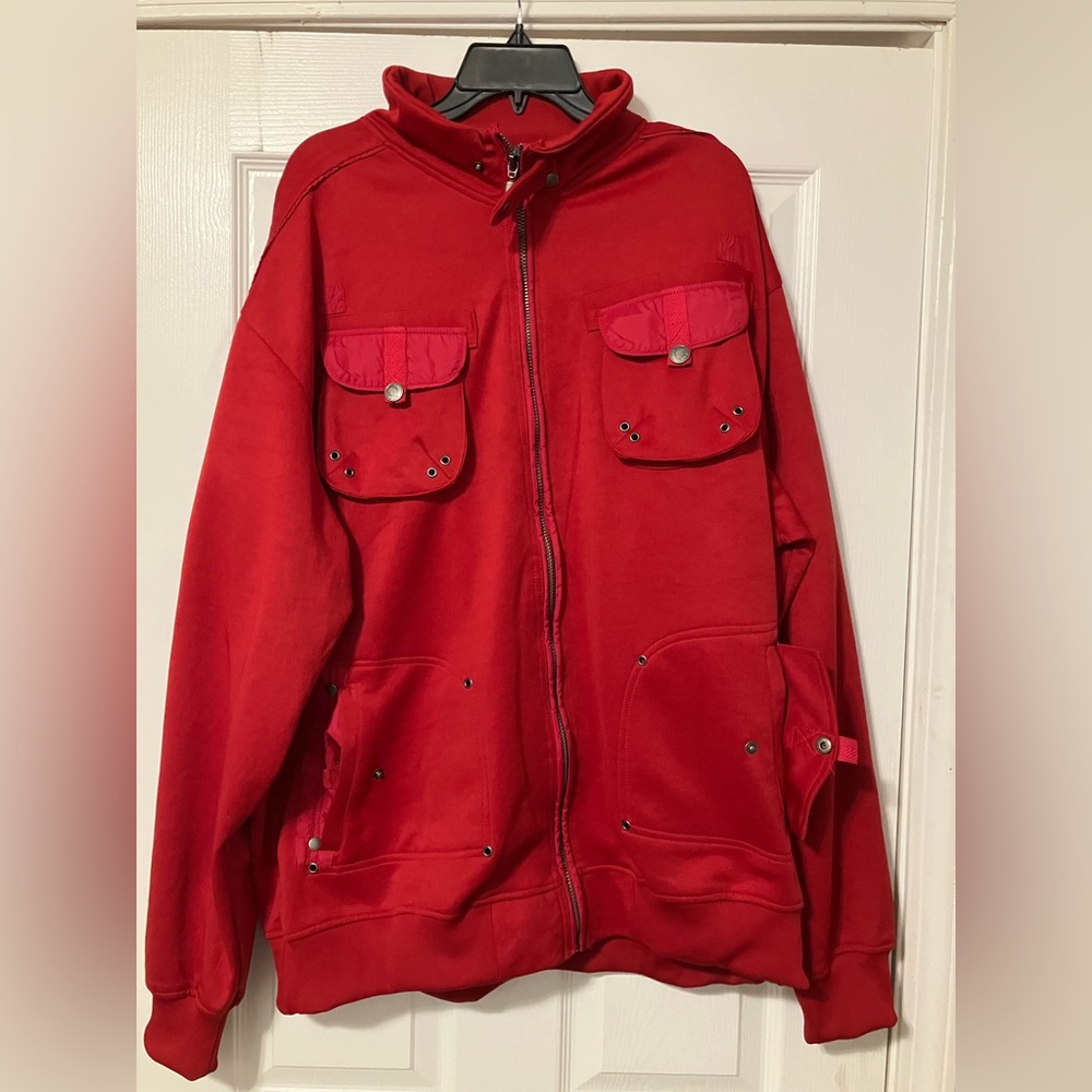 Men’s Taikun Supreme Commander Red Jacket Size 3XL